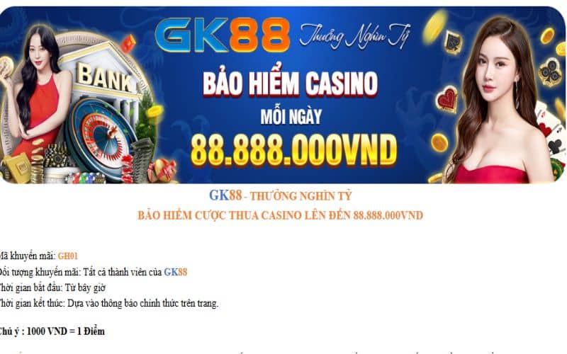 Nhiều khuyến mãi Casino hấp dẫn